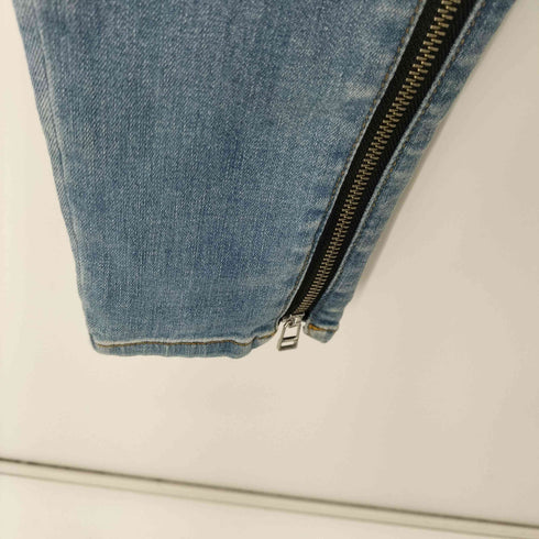 ダンケシェーン Danke Schon 21SS 裾ジップ ダメージ加工 スキニー デニムパンツ メンズ 30