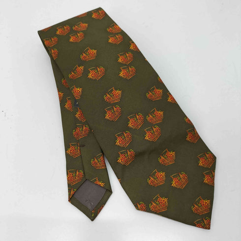 イヴサンローラン Yves Saint Laurent 総柄ネクタイ メンズ