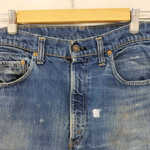 リーバイス Levis 70S ボタン裏5刻印 ポケット裏シングルステッチ 42TALON 66前期 505 耳無 ジップフライデニム メンズ W34/L32