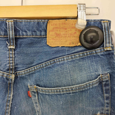 リーバイス Levis 70S ボタン裏5刻印 ポケット裏シングルステッチ 42TALON 66前期 505 耳無 ジップフライデニム メンズ W34/L32