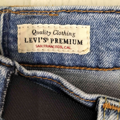 リーバイス Levis ベルト付きコットンテーパードデニムパンツ メンズ 29×32