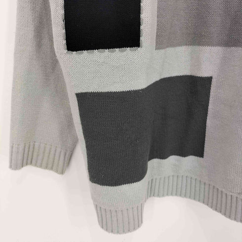 サウスポール SOUTHPOLE 80-90s ロゴ刺繍 ステッチデザイン クルーネックニット メンズ XL
