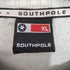 サウスポール SOUTHPOLE 80-90s ロゴ刺繍 ステッチデザイン クルーネックニット メンズ XL