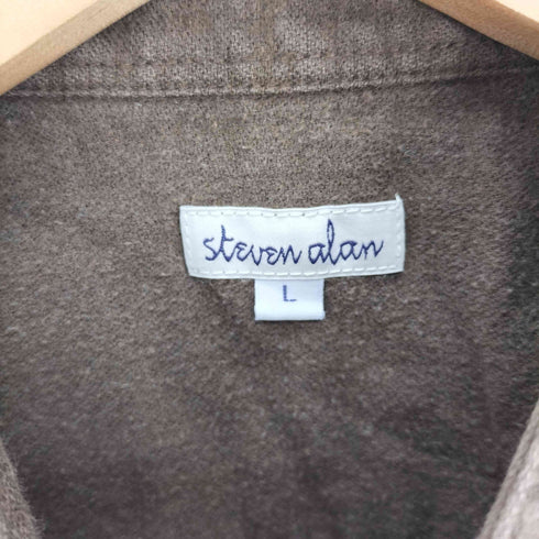 スティーブンアラン Steven Alan NEL P/OVER BAND ヘンリーネック プルオーバー シャツ メンズ JPN:L