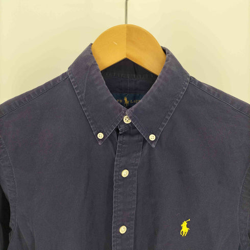 ラルフローレン RALPH LAUREN 現行タグ ポニー 刺繍 ボタンダウン ロングスリーブ シャツ メンズ import:S