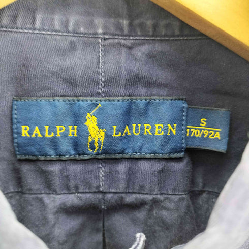 ラルフローレン RALPH LAUREN 現行タグ ポニー 刺繍 ボタンダウン ロングスリーブ シャツ メンズ import:S