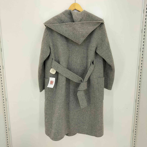 マカフィー MACPHEE フーデットコート ウールメルトン レディース JPN:34