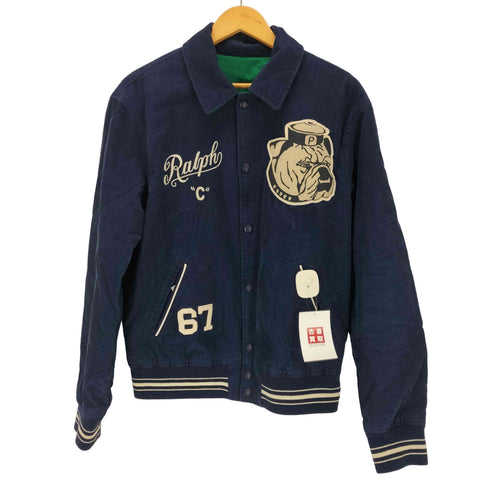 ポロバイラルフローレン Polo by RALPH LAUREN レターマン ジャケット コーデュロイ サテン リバーシブル メンズ JPN:S