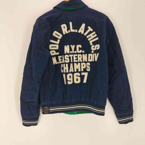 ポロバイラルフローレン Polo by RALPH LAUREN レターマン ジャケット コーデュロイ サテン リバーシブル メンズ JPN:S