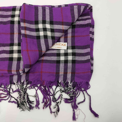 パシュミナ PASHMINA カシミヤ パシュミナ100% チェック柄 ストール レディース