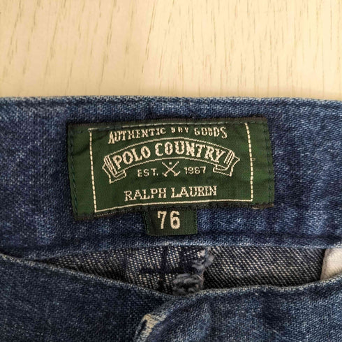 ポロカントリーラルフローレン POLO COUNTRY RALPH LAUREN 2タックワイドデニムパンツ メンズ 76