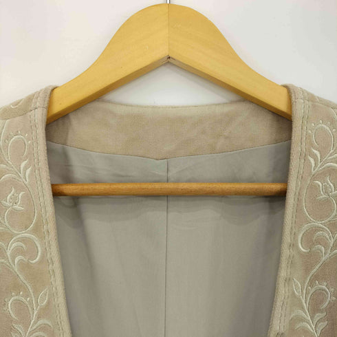 リリーブラウン Lily Brown ベロア刺繍ガウン レディース FREE