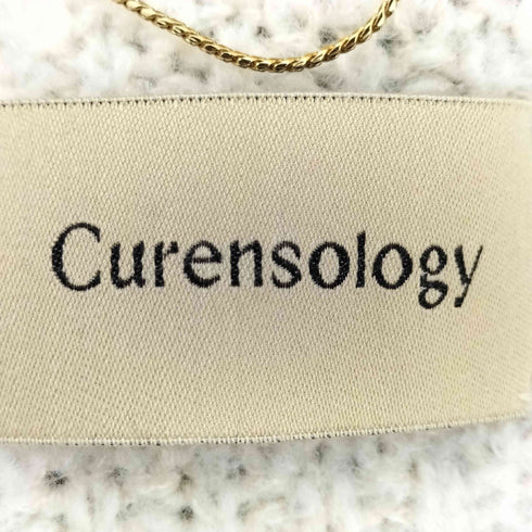 カレンソロジー curensology ツイーディヤーンニットベスト レディース FREE