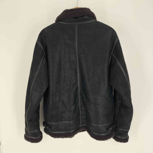 D'HOMME A HOMME B-3 フェイクレザー ボアジャケット メンズ JPN:XL