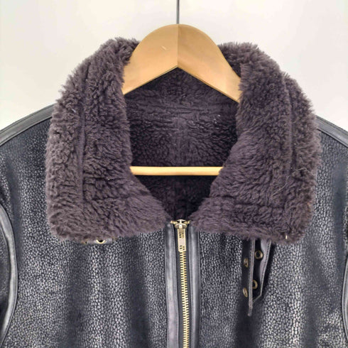 D'HOMME A HOMME B-3 フェイクレザー ボアジャケット メンズ JPN:XL