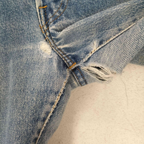 リーバイス Levis 501 ボタン裏558 81年9月製 ボタンフライデニムパンツ 黒カン 脇割り メンズ w34