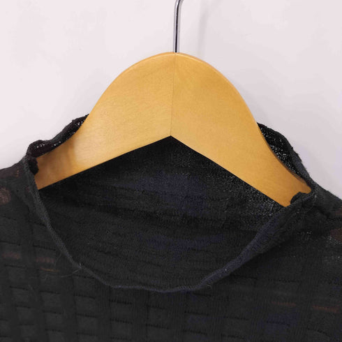 アメリ AMERI 21SS PLAID SHEER TURTLE KNIT レディース FREE