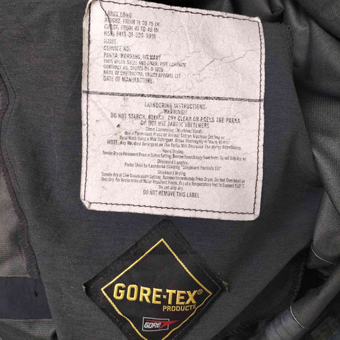 ユーエスネイビー U.S.NAVY 06年製 NWU ECWCS TYPE 1 Digital Camouflage GORE-TEX Parka デジカモ メンズ LARGE LONG