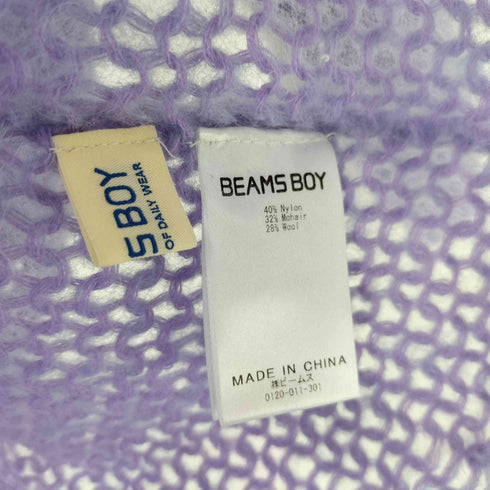 ビームスボーイ BEAMS BOY 21AW ハンド モヘヤ プルオーバー レディース FREE