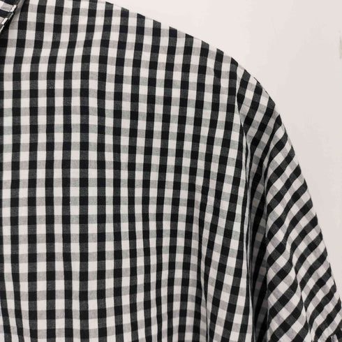 パターントルソー PATTERNTORSO チェック柄 ワイドシャツ レディース FREE