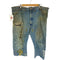 ラングラー Wrangler 90-00S リメイク ダブルニー ダメージ カットオフ デニムパンツ ジョーツ メンズ 46X32