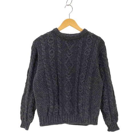 エルエルビーン L.L.Bean 70s-80s アイルランド製 ウールニット フィッシャーマンニット レディース JPN:S