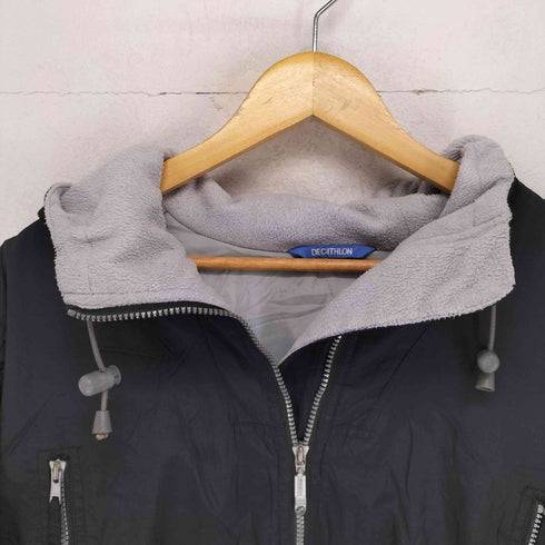 DECATHLON 裏地フリース ナイロン中綿ジャケット メンズ 48