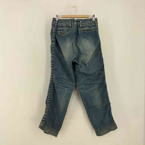 カラー kolor 10.5ozデニムパンツ -(A)ウォーンアウトブルー パッカリングデニムパンツ メンズ JPN:2