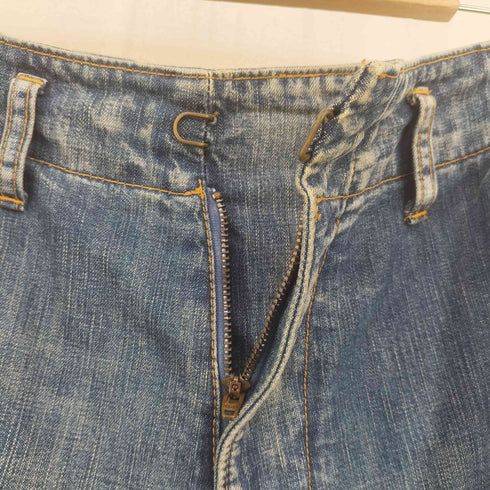 カラー kolor 10.5ozデニムパンツ -(A)ウォーンアウトブルー パッカリングデニムパンツ メンズ JPN:2