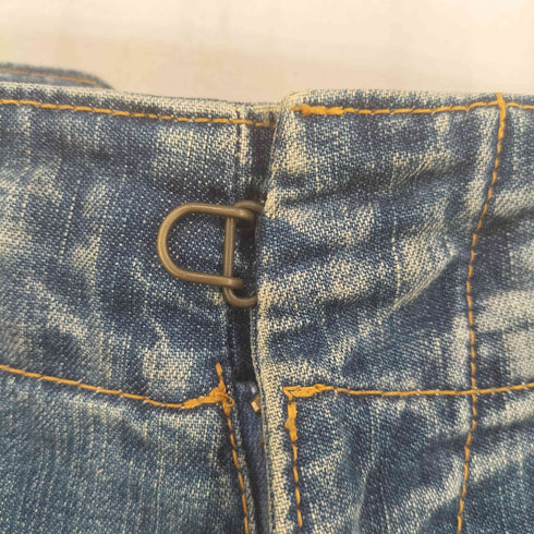 カラー kolor 10.5ozデニムパンツ -(A)ウォーンアウトブルー パッカリングデニムパンツ メンズ JPN:2