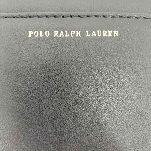 ポロラルフローレン POLO RALPH LAUREN 花柄刺繍 チェーンショルダー レザーバック レディース