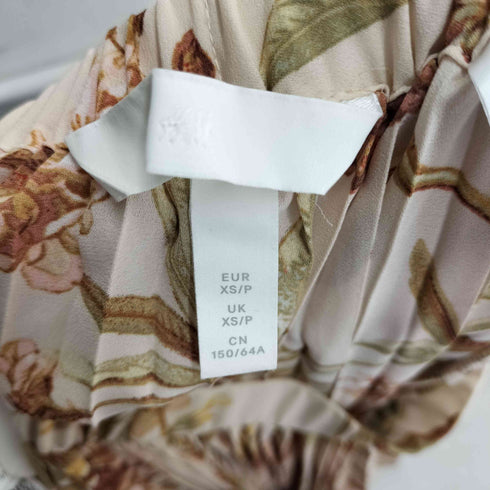 エイチアンドエム H&M フラワープリーツスカート レディース XS