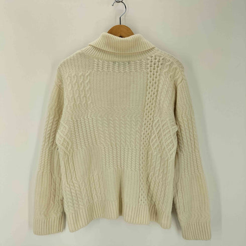 ブラックレーベルクレストブリッジ BLACK LABEL CRESTBRIDGE ケーブル編み ウール タートルネックニット メンズ JPN:M