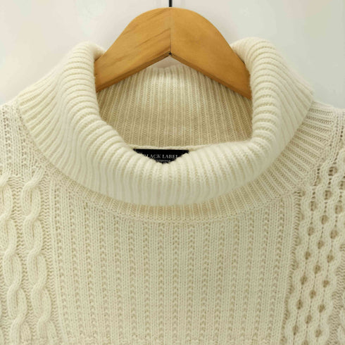 ブラックレーベルクレストブリッジ BLACK LABEL CRESTBRIDGE ケーブル編み ウール タートルネックニット メンズ JPN:M