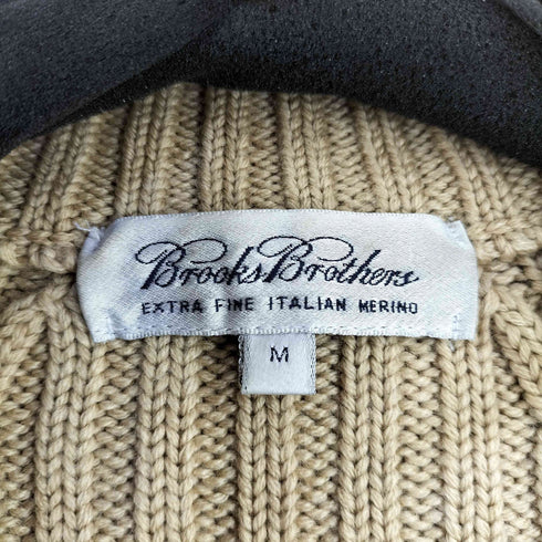 ブルックスブラザーズ BROOKS BROTHERS 香港製 ケーブルニット ジップアップジャケット レディース import:M