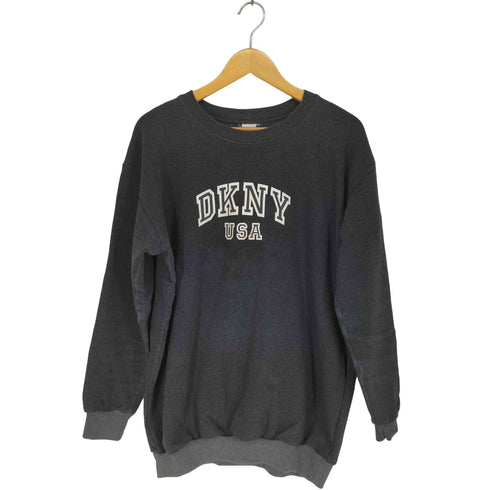 ダナキャランニューヨーク DKNY カレッジロゴプリントスウェット メンズ