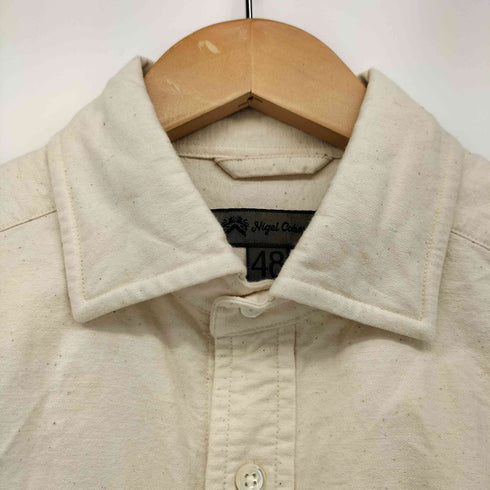 ナイジェルケーボン NIGEL CABOURN BRITISH SHIRT ブリティッシュ オフィサー シャツ メンズ 48