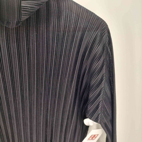 プリーツプリーズイッセイミヤケ PLEATS PLEASE ISSEY MIYAKE 12AW ハイネック プリーツ カットソー レディース JPN:3