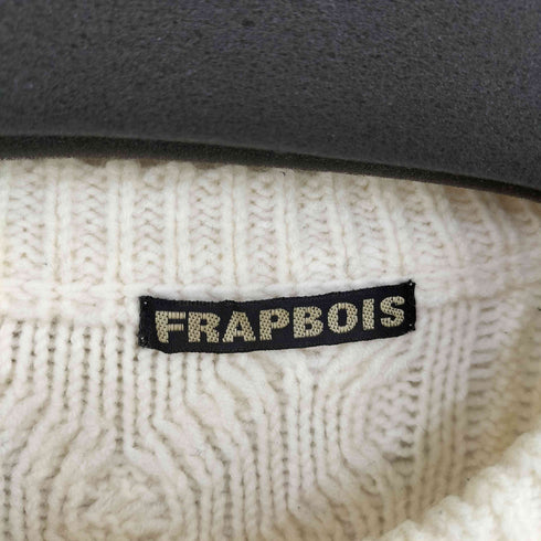 フラボア FRAPBOIS ボーダー ケーブルニット レディース JPN:1