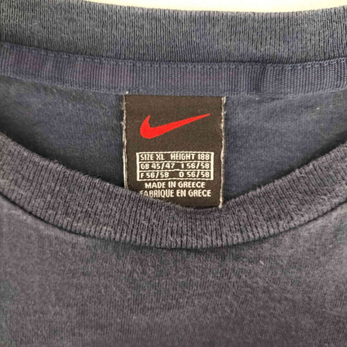 ナイキ NIKE 90-00S 黒タグ スウッシュ刺繍 クルーネックTシャツ メンズ JPN:XL