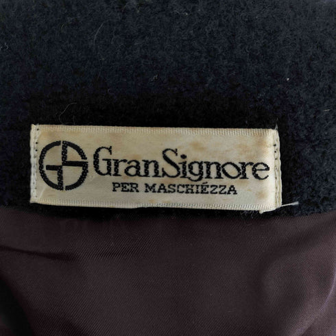 GranSignore パイピングデザインパイル地ジップアップブルゾン メンズ