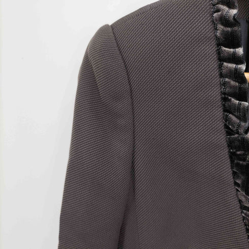 ジョルジオアルマーニ Giorgio Armani ベロア切替ジャケット レディース 38