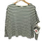 ロクビューティーアンドユースユナイテッドアローズ 6 BEAUTY & YOUTH UNITED ARROWS 18SS ボーダー柄 BORDER ASYMMETRY PULLOVER ボーダーアシンメトリー プルオーバー レディース JPN:36