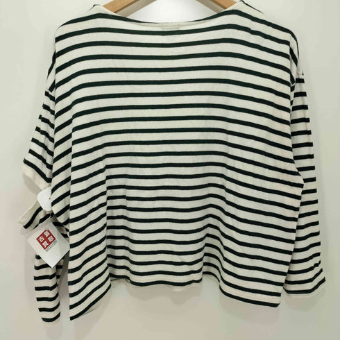 ロクビューティーアンドユースユナイテッドアローズ 6 BEAUTY & YOUTH UNITED ARROWS 18SS ボーダー柄 BORDER ASYMMETRY PULLOVER ボーダーアシンメトリー プルオーバー レディース JPN:36