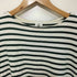 ロクビューティーアンドユースユナイテッドアローズ 6 BEAUTY & YOUTH UNITED ARROWS 18SS ボーダー柄 BORDER ASYMMETRY PULLOVER ボーダーアシンメトリー プルオーバー レディース JPN:36
