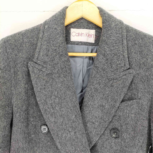 カルバンクライン CALVIN KLEIN 70S~ ダブルブレストウールチェスターコート レディース 156