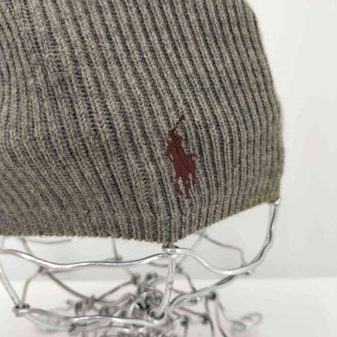 ポロラルフローレン POLO RALPH LAUREN ポニー刺繍 メリノウール100% ニット帽 メンズ