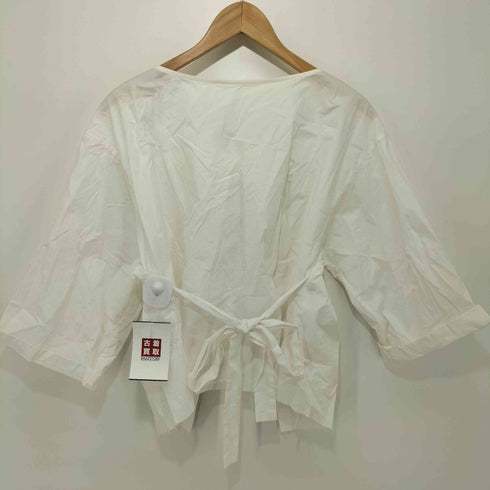 ロクビューティーアンドユースユナイテッドアローズ 6 BEAUTY & YOUTH UNITED ARROWS 16SS BACK RIBBON BLOUSE バックリボンブラウス レディース