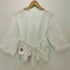 ロクビューティーアンドユースユナイテッドアローズ 6 BEAUTY & YOUTH UNITED ARROWS 16SS BACK RIBBON BLOUSE バックリボンブラウス レディース