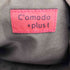 Comodo +plust レザーキャンバスコンビハンドバッグ レディース